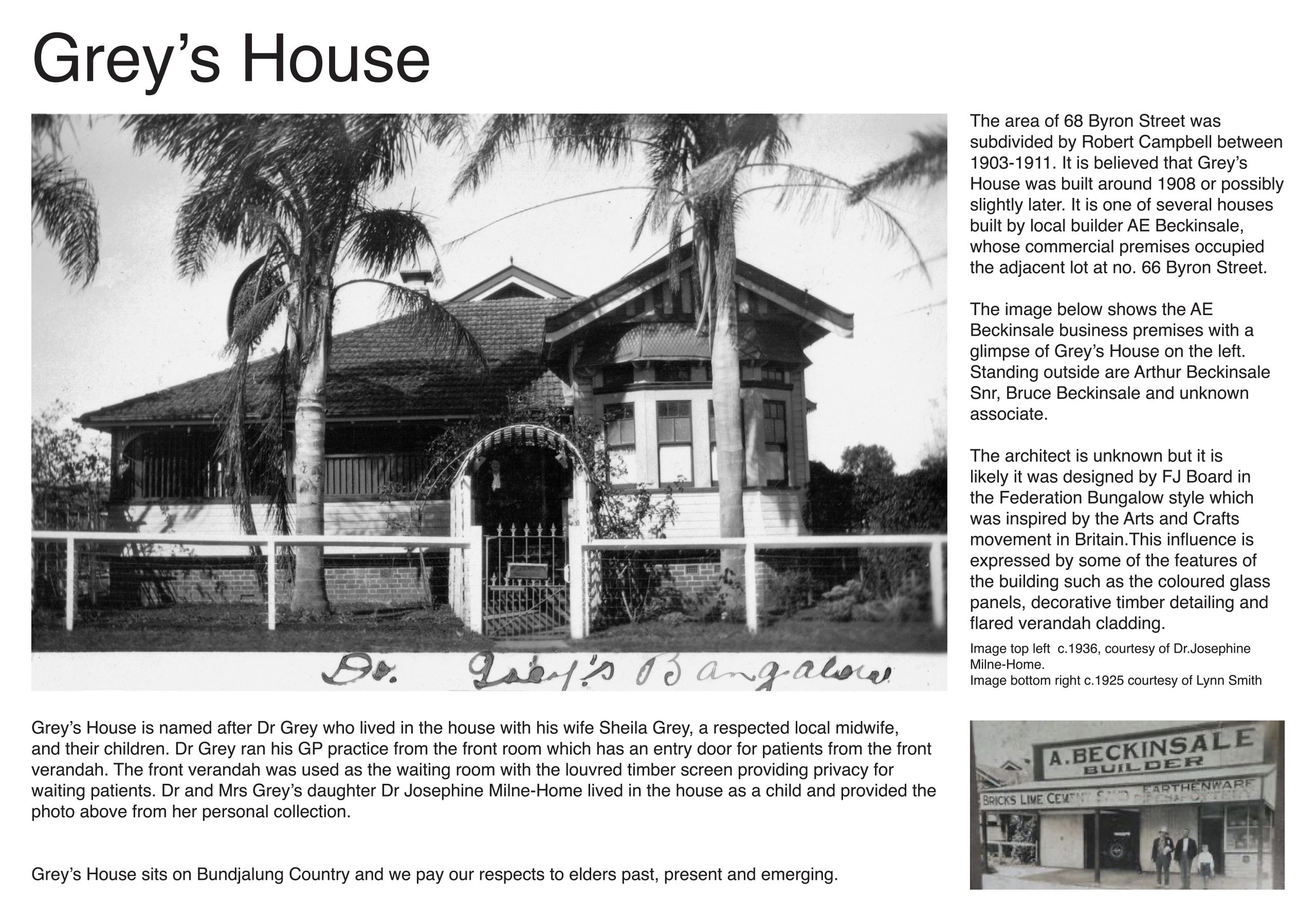 Grey’s House Bangalow